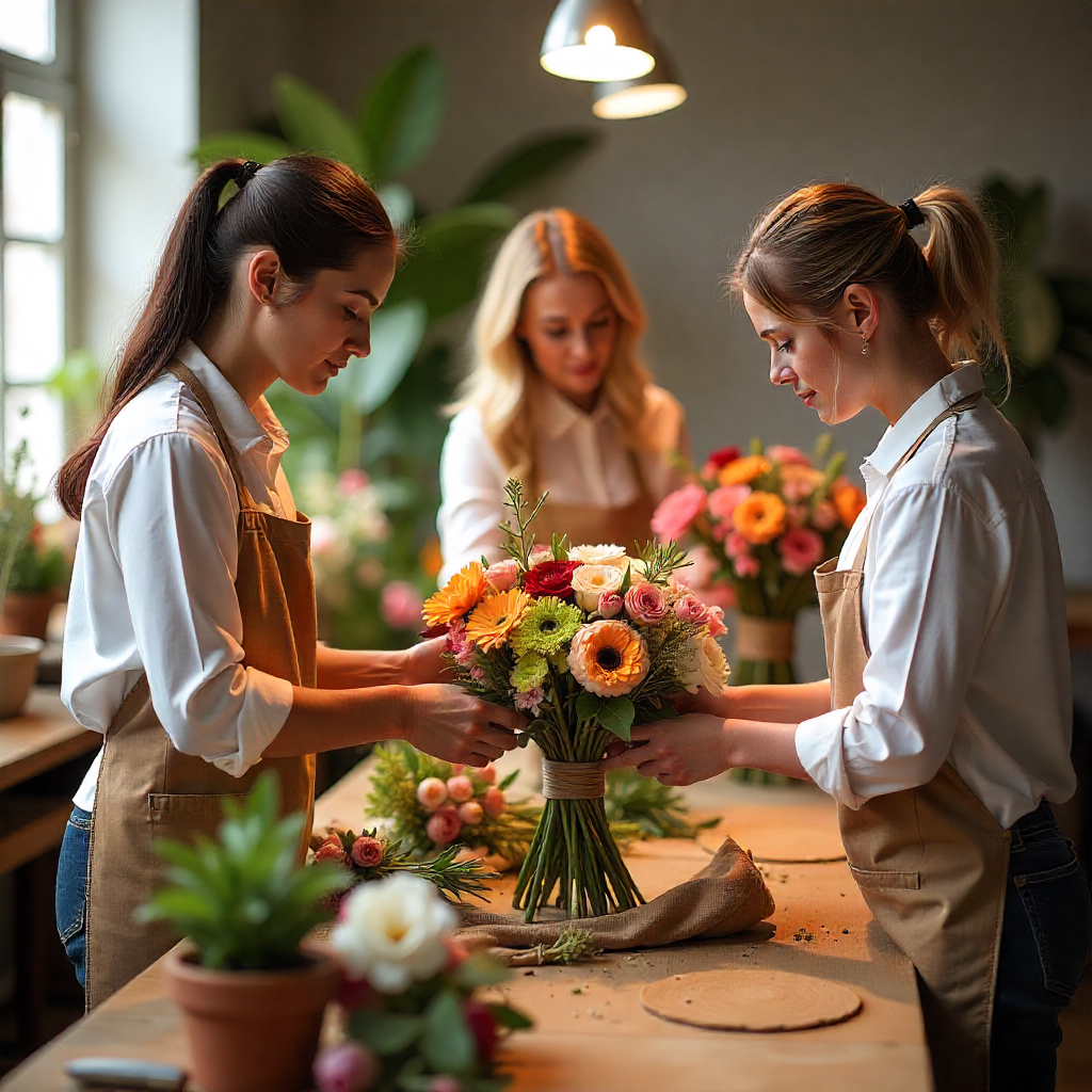 Our Florist Team at Work